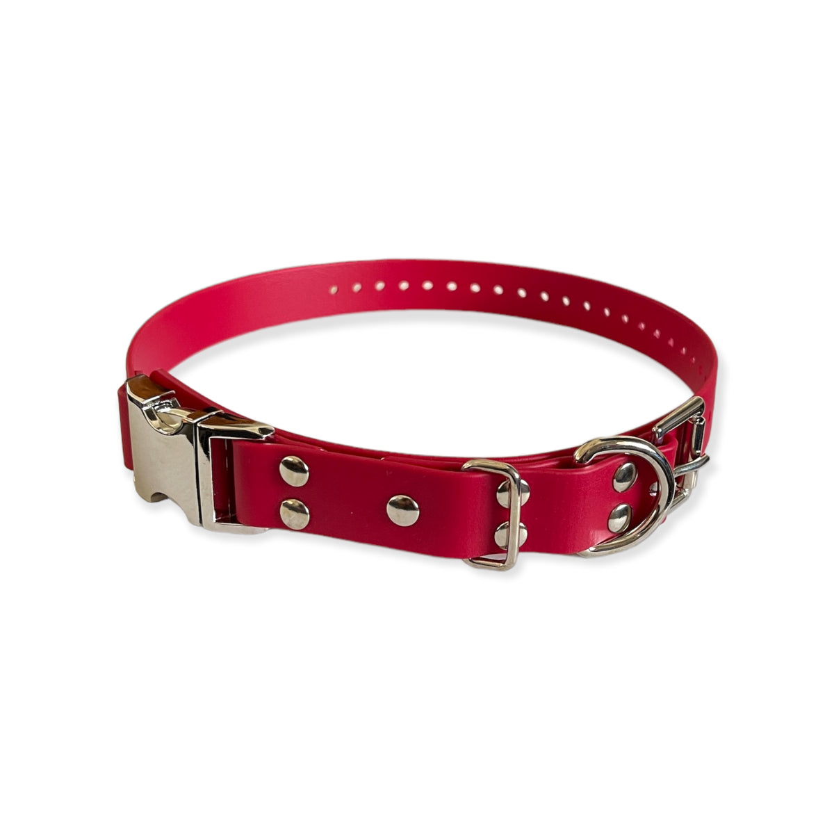 1" Quick Snap Black Biothane Collar