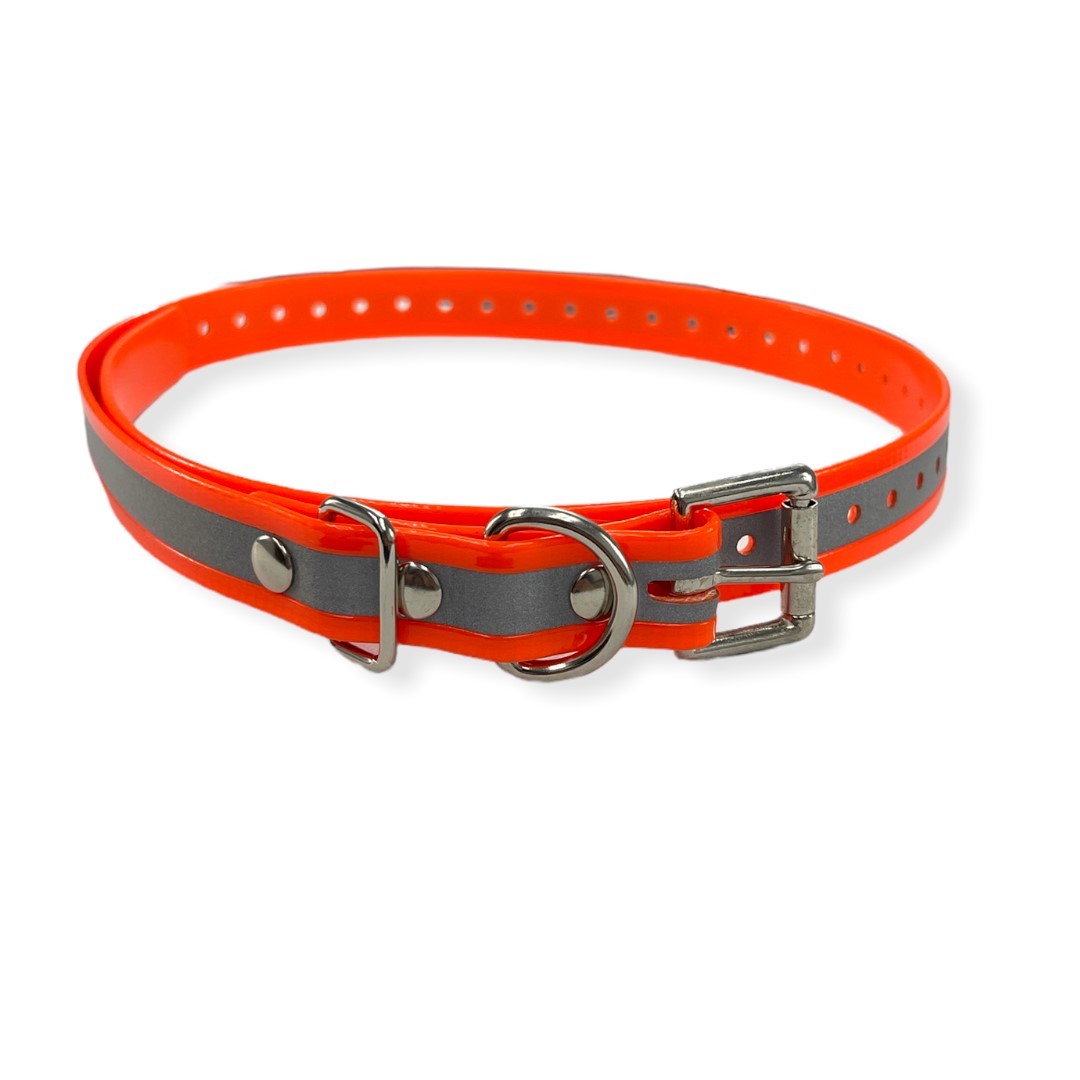 3/4" Biothane Reflective Collar