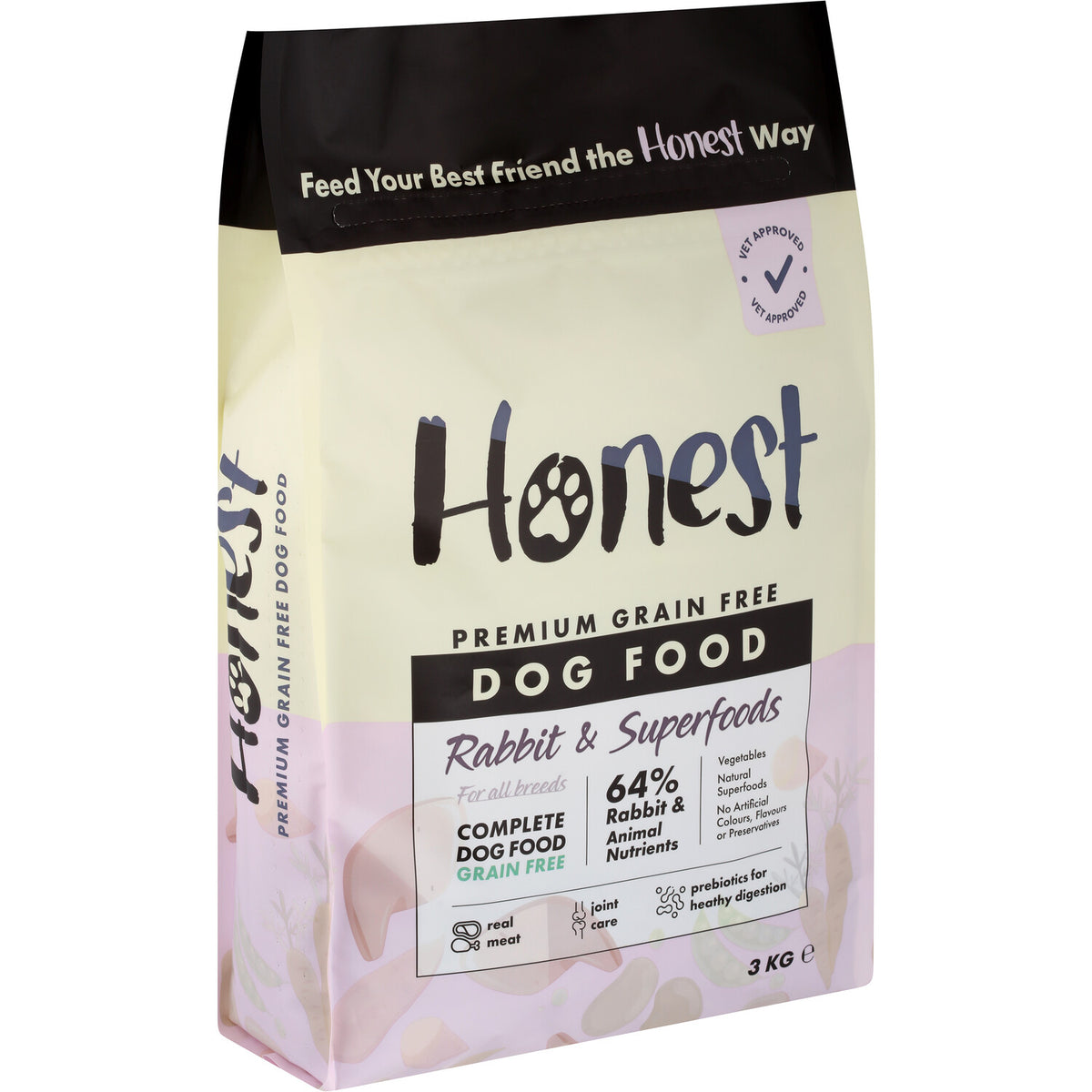Honest Pet Collective Rabbit &amp; Superfoods | Grain-Free Dry Dog Food 3KG