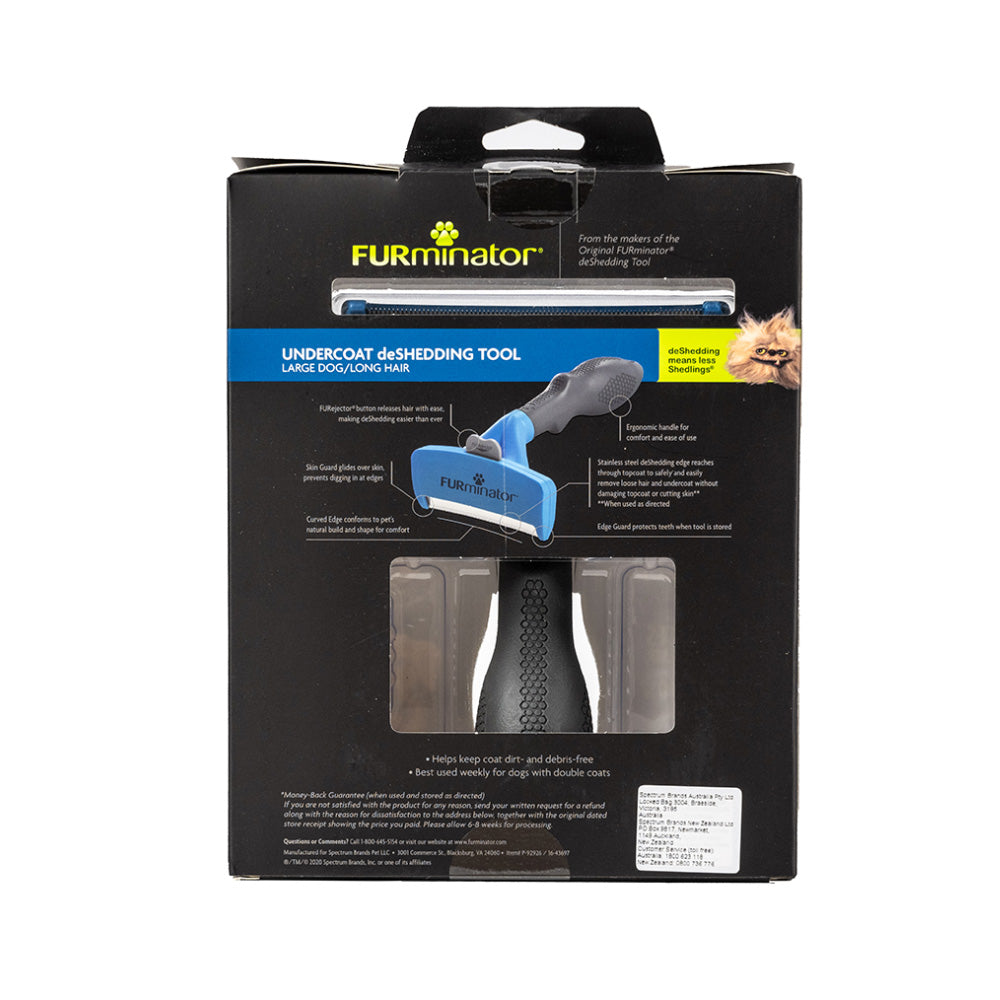 Furminator Long Hair Deshedding Tool Large Dog