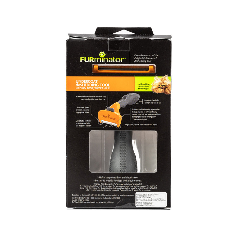 Furminator Short Hair Deshedding Tool Medium Dog
