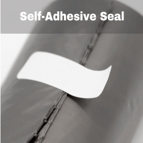 A black and white photo of Anythingpets Large Biodegradable Poop Bags (90 bags) self-adhesive.