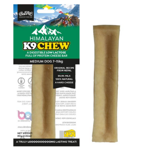 A package of BestM8 Himalayan K9Chew sticks from Anything Pets.