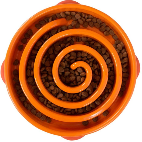 fun_healthy_slo_bowl_feeder_large_orange_dog_bowl