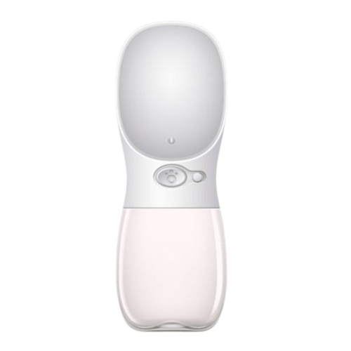 white portable anything pets drink bottle